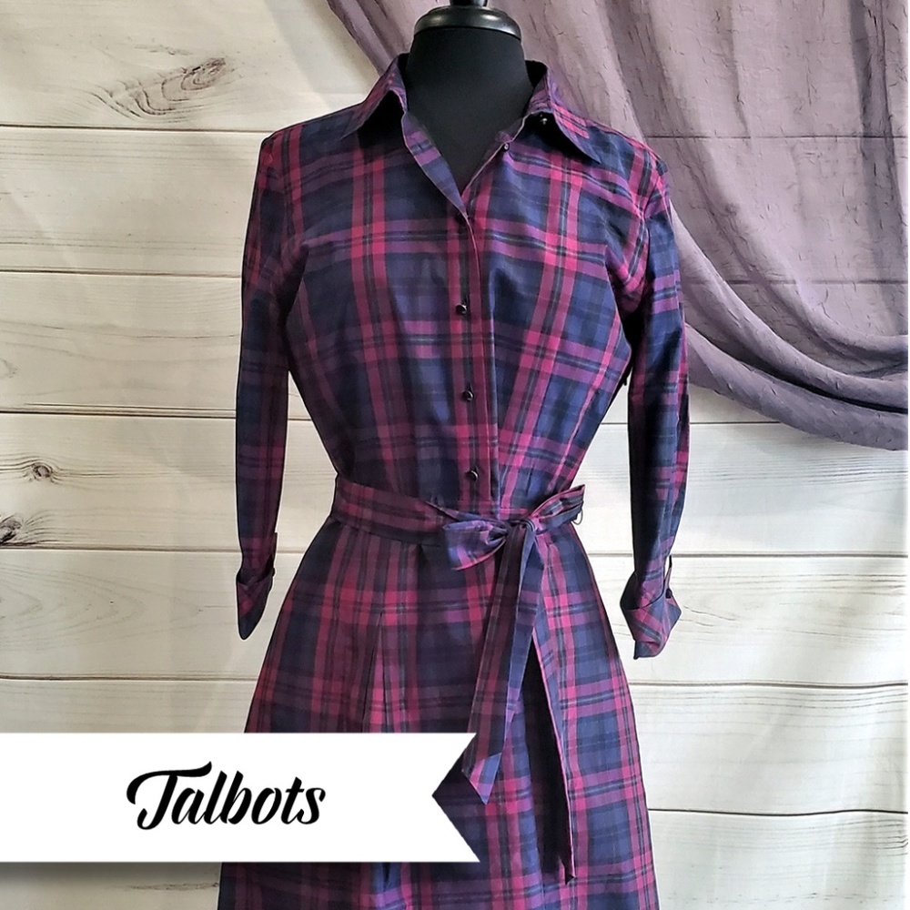 TALBOTS | Silk and Cotton Dress
